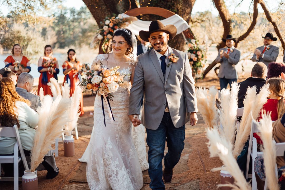 boho outdoor wedding in texas