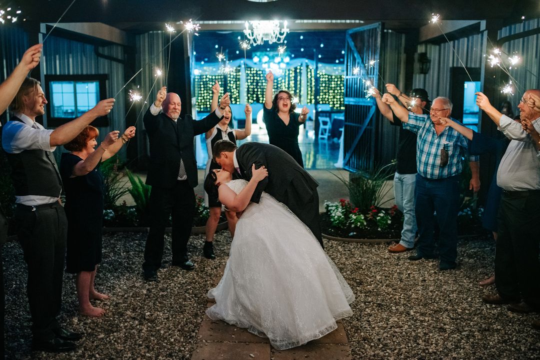 sparkler wedding exit