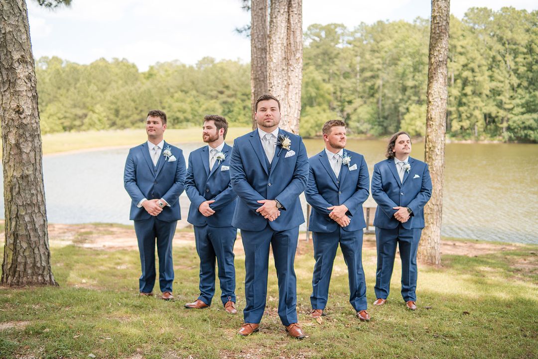 navy blue groomsmen