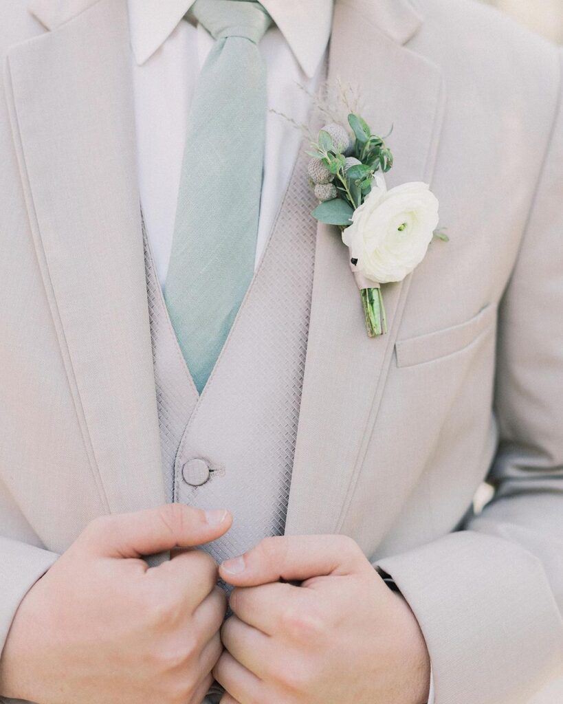 pinelake ranch spring wedding colors grooms suit