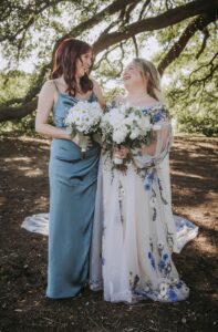 Top 100 Houston Sites for Engagement Photos 11 Bride and groom at lakefront wedding near Houston