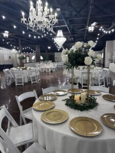 Western wedding venue near Houston with outdoor ceremony and indoor reception