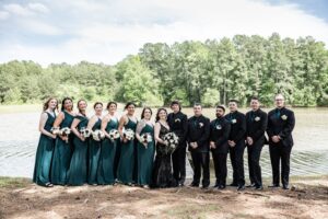 Affordable all inclusive wedding venue near Houston with lakefront outdoor wedding ceremony and indoor receptions for 250 wedding guests